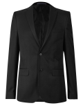 Black Modern Slim Fit Jacket