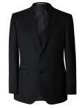 Black Regular Fit Suit Jacket