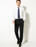 Black Regular Fit Trousers