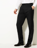 Black Regular Fit Trousers