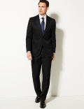 Black Regular Fit Trousers