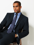 Navy Regular Fit Jacket