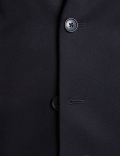 Navy Regular Fit Jacket