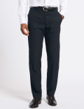 Navy Regular Fit Trousers