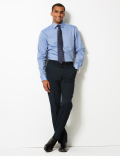 Navy Regular Fit Trousers