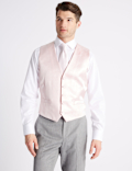 Regular Fit Jacquard Waistcoat