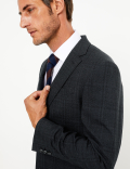 Blue Regular Fit Jacket