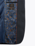 Blue Regular Fit Jacket