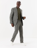 Regular Wool Blend Suit Jacket