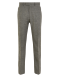 Grey Regular Fit Trousers