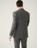 Regular Fit Sharkskin Suit Jacket