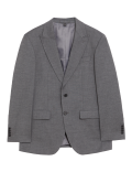Regular Fit Sharkskin Suit Jacket
