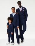 Regular Fit Sharkskin Suit Jacket
