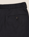 Tailored Fit Suit Trousers with Stretch