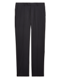 Tailored Fit Suit Trousers with Stretch
