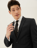 Slim Fit Suit Jacket with Stretch