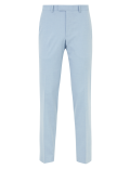 Pastel Tailored Fit Trousers with Stretch