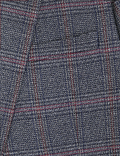 Checked Slim Fit Jacket