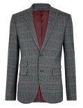 Checked Slim Fit Jacket