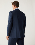 Regular Fit Pinstripe Stretch Suit Jacket