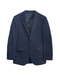 Regular Fit Pinstripe Stretch Suit Jacket