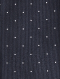 Skinny Twill Polka Dot Tie