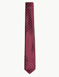 Skinny Twill Polka Dot Tie