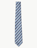 Satin Slim Striped Tie