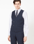 Slim Fit Checked Waistcoat