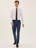 Slim Fit Textured Trousers