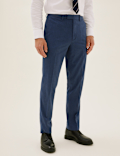 Slim Fit Textured Trousers