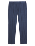Slim Fit Textured Trousers
