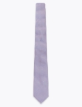 Slim Woven Geometric Tie
