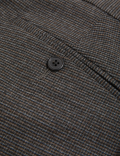 Slim Fit Puppytooth Suit Trousers