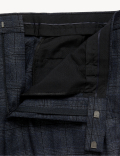 Slim Fit Check Suit Trousers