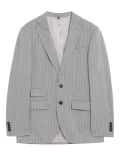 Slim Fit Pinstripe Suit Jacket