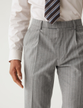 Slim Fit Pinstripe Suit Trousers