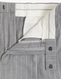 Slim Fit Pinstripe Suit Trousers