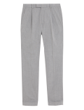 Slim Fit Pinstripe Suit Trousers