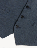 Regular Fit Textured Waistcoat
