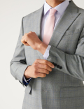 Regular Fit Check Stretch Suit Jacket