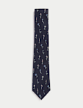 Floral Pure Silk Tie