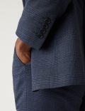 Regular Fit Prince of Wales Check Suit Jacket
