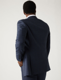 Regular Fit Prince of Wales Check Suit Jacket