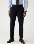 Slim Fit Pinstripe Stretch Suit Trousers