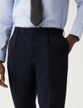 Slim Fit Pinstripe Stretch Suit Trousers