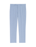 Slim Fit Marl Stretch Suit Trousers