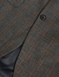 Regular Fit Prince of Wales Check Suit Jacket