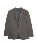 Regular Fit Prince of Wales Check Suit Jacket
