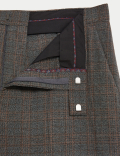 Regular Fit Prince of Wales Check Trousers